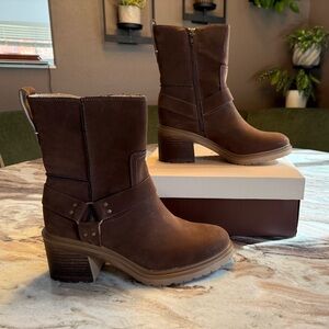 Brown Mid Calf Boots